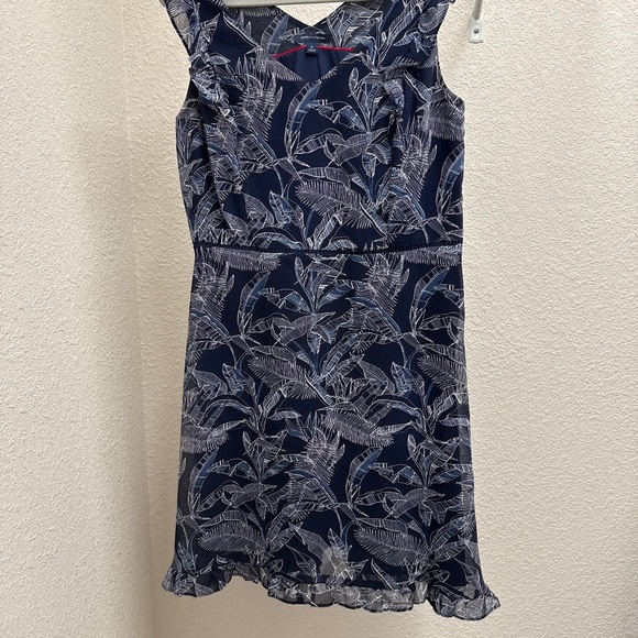 Multi color navy blue dress - Picture 1 of 4